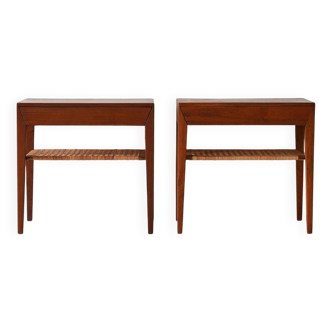Tables de chevet danoises de Severin Hansen