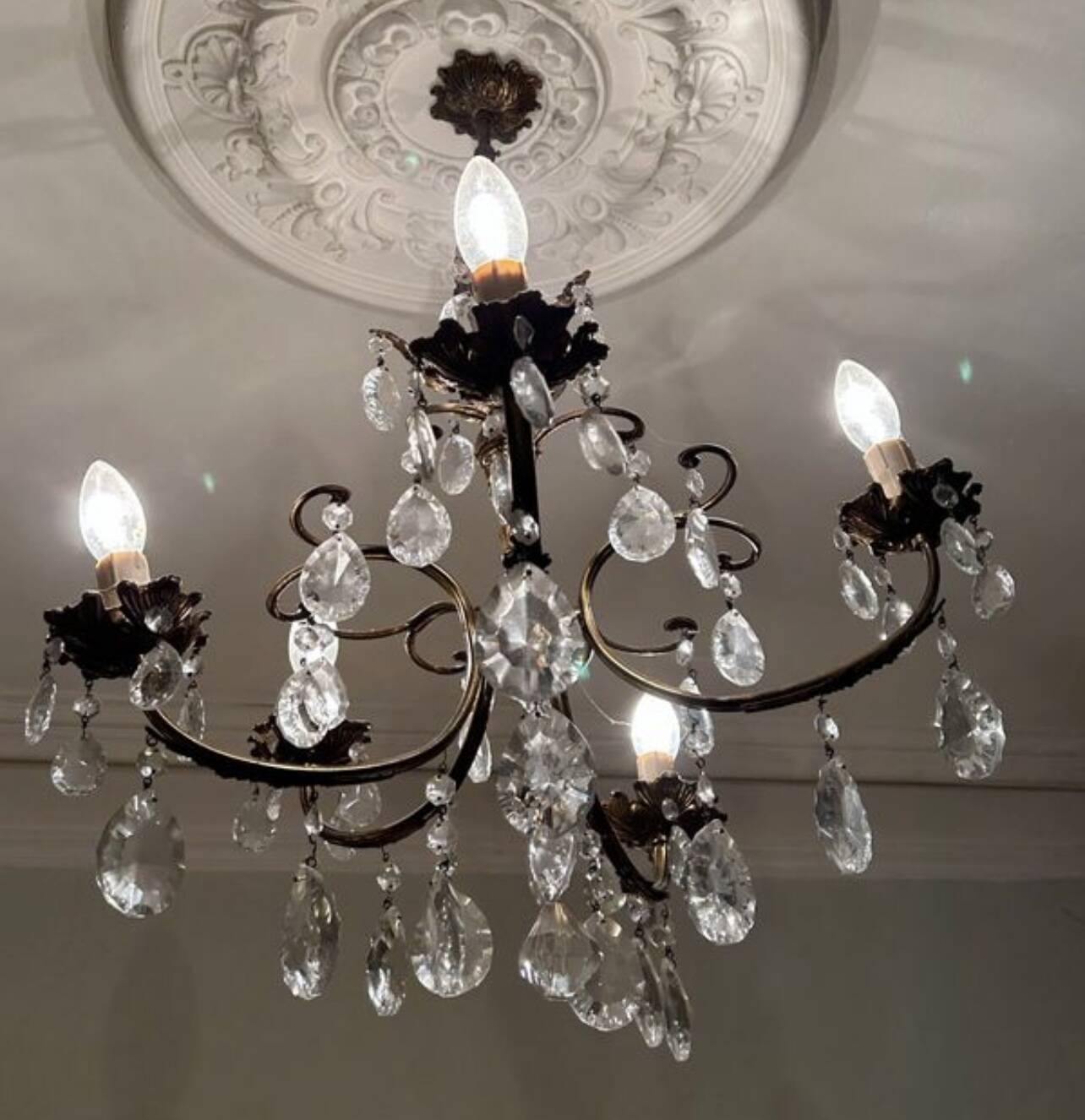 Lustre avec pampilles