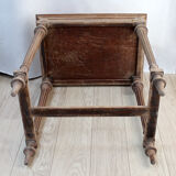 Showcase 1900 natural wooden side table