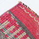 3x9 navy blue & pink turkish runner rug 79x272cm