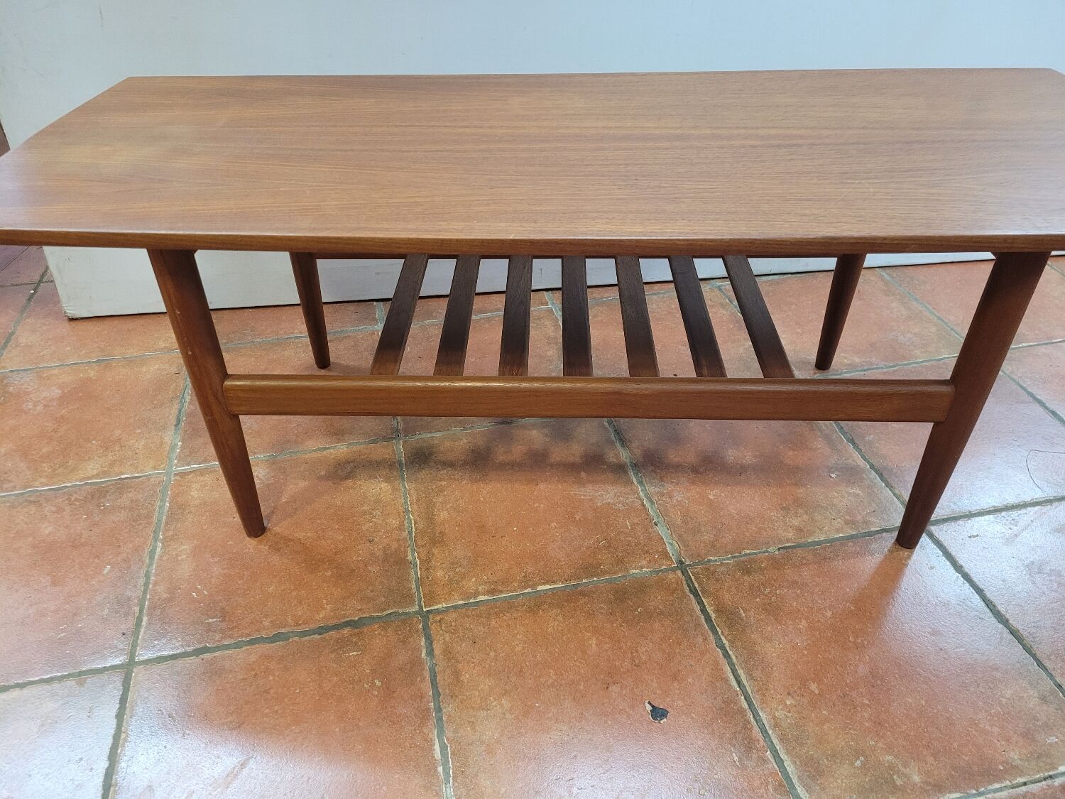 Scandinavian teak coffee table Grete Jalk from the 60s