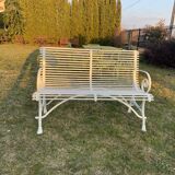 Arras bench - 2 seater, white