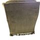 Vintage green club chair with fringes