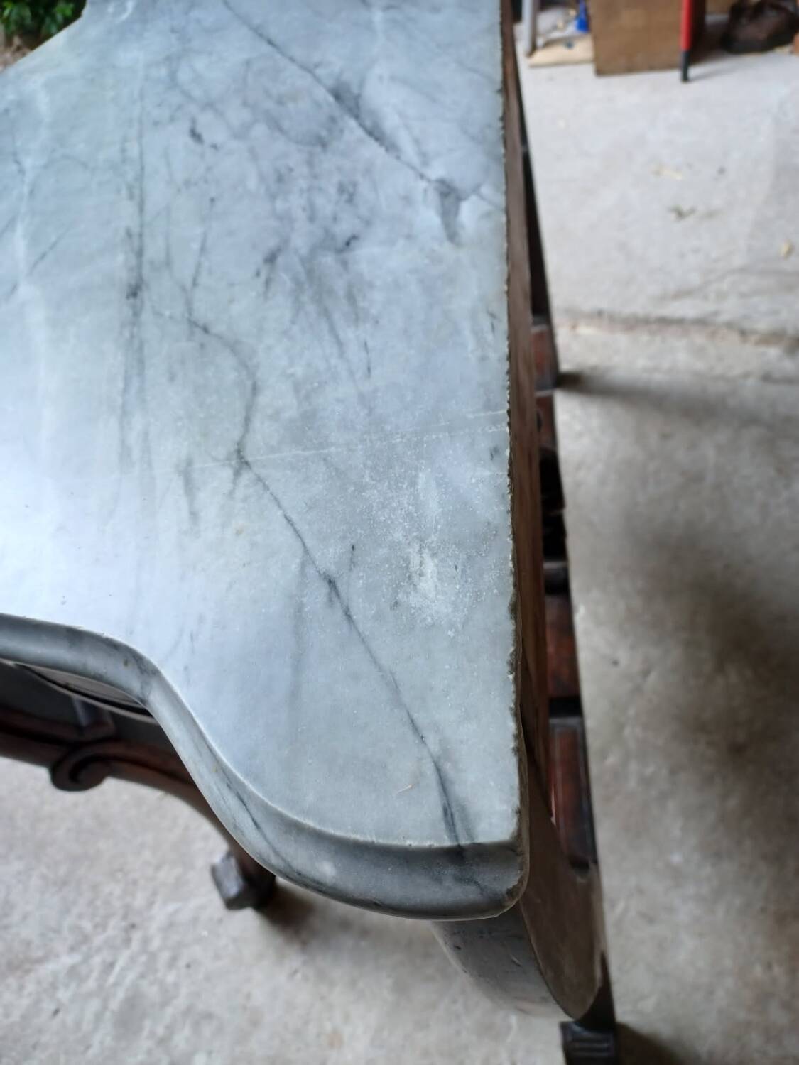 Curved console table - Napoleon III