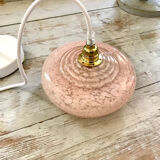 Pink Clichy glass suspension