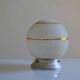 Art deco frosted glass ball table lamp
