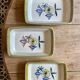Set of 3 vintage serving dishes from the Flamingo series by Stavangerflint