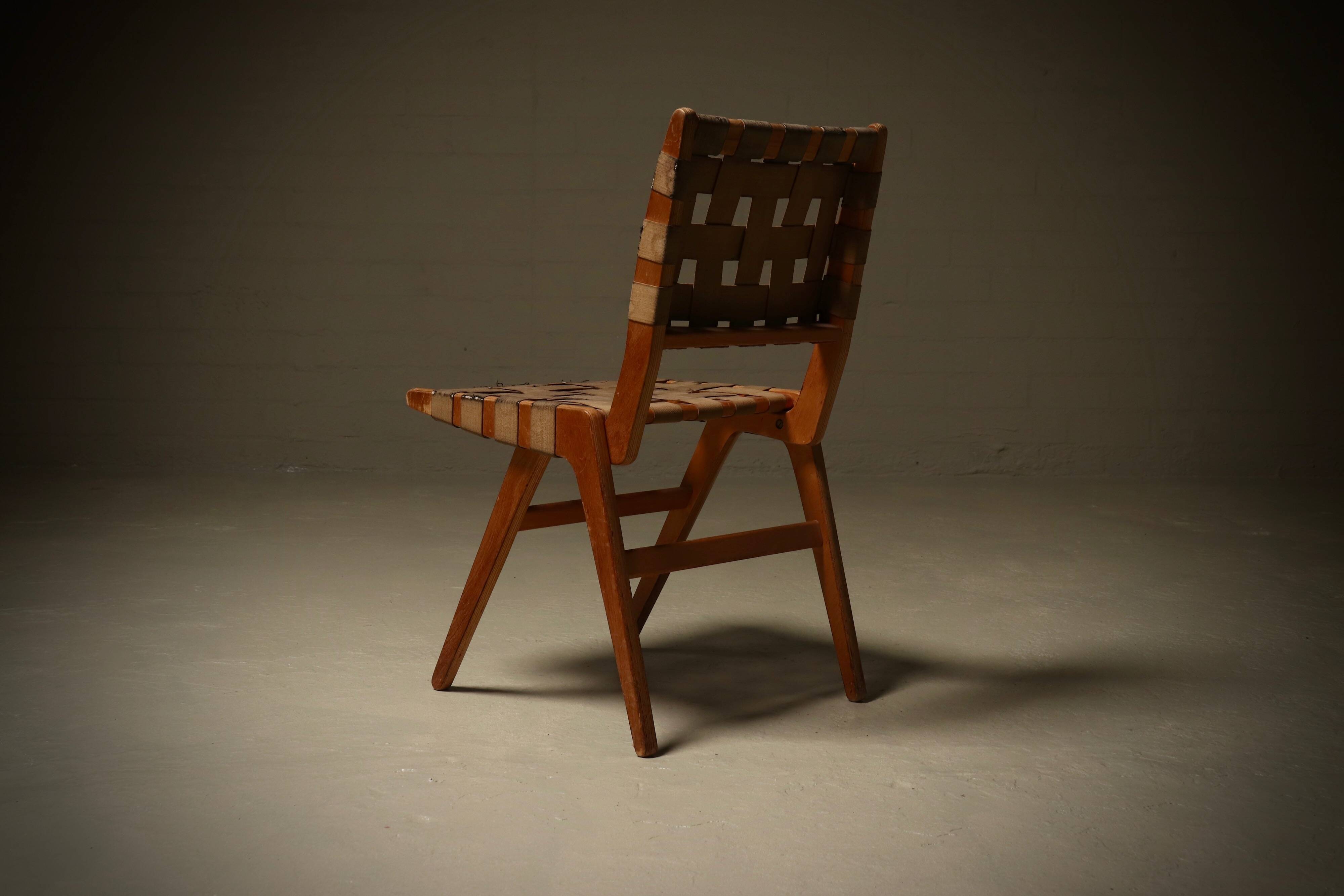 Very Rare Chair by Dirk van Sliedregt for Pastoe 1952