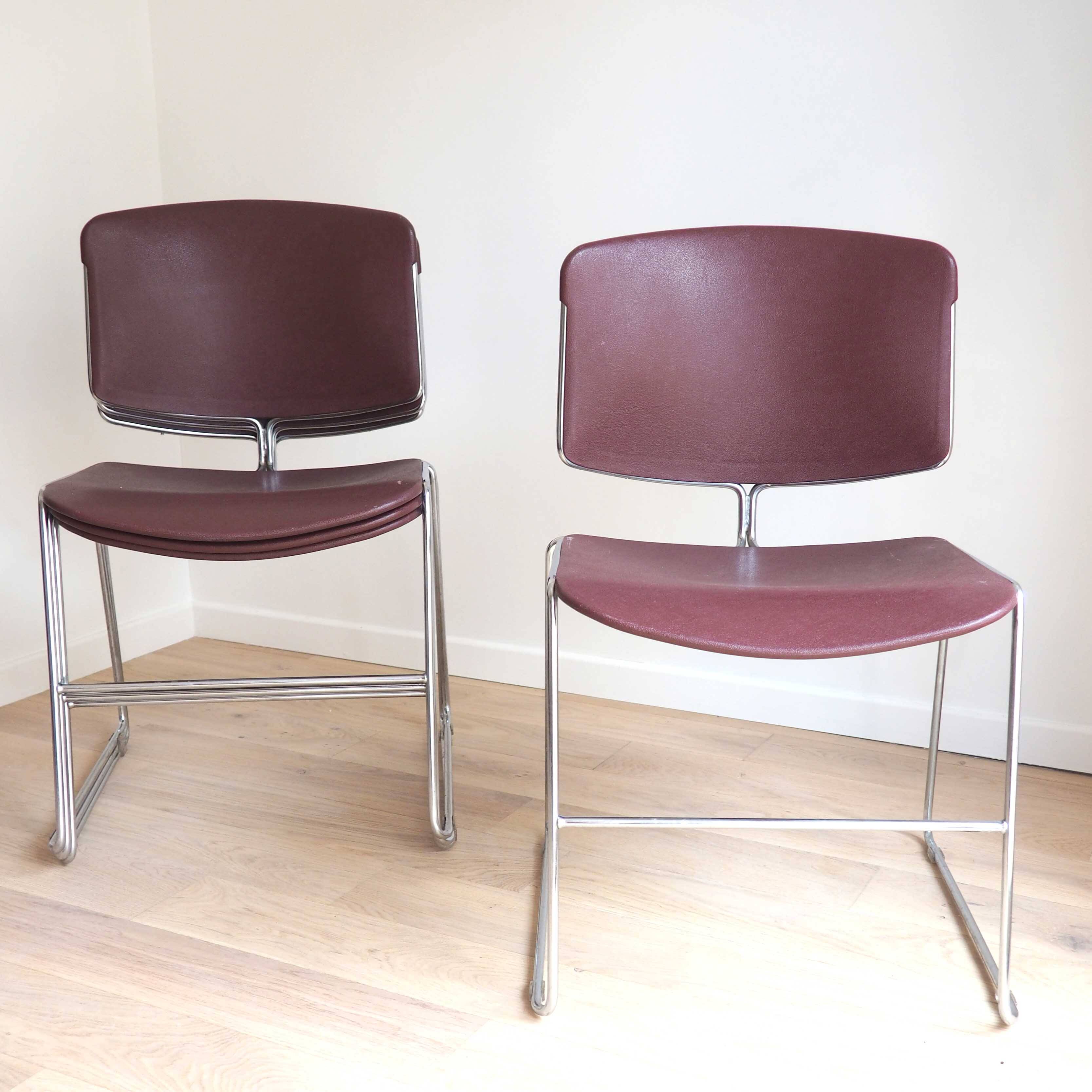 4 Max Stacker chairs for Steelcase