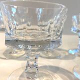 Small 5 piece cut crystal glass villeroy & boch liqueur service