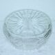 Salad bowl in cut and chiseled crystal