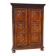 Antique Louis XIII wardrobe in solid walnut
