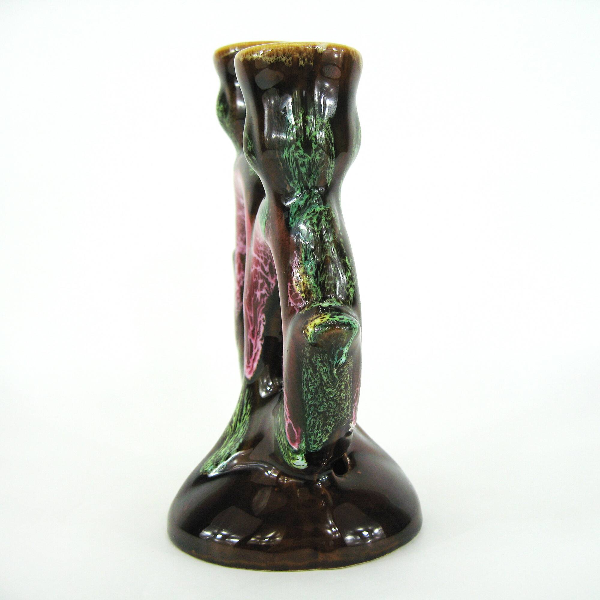 Ceramic candlestick - Georges Pougues-les-Eaux - vintage 60s