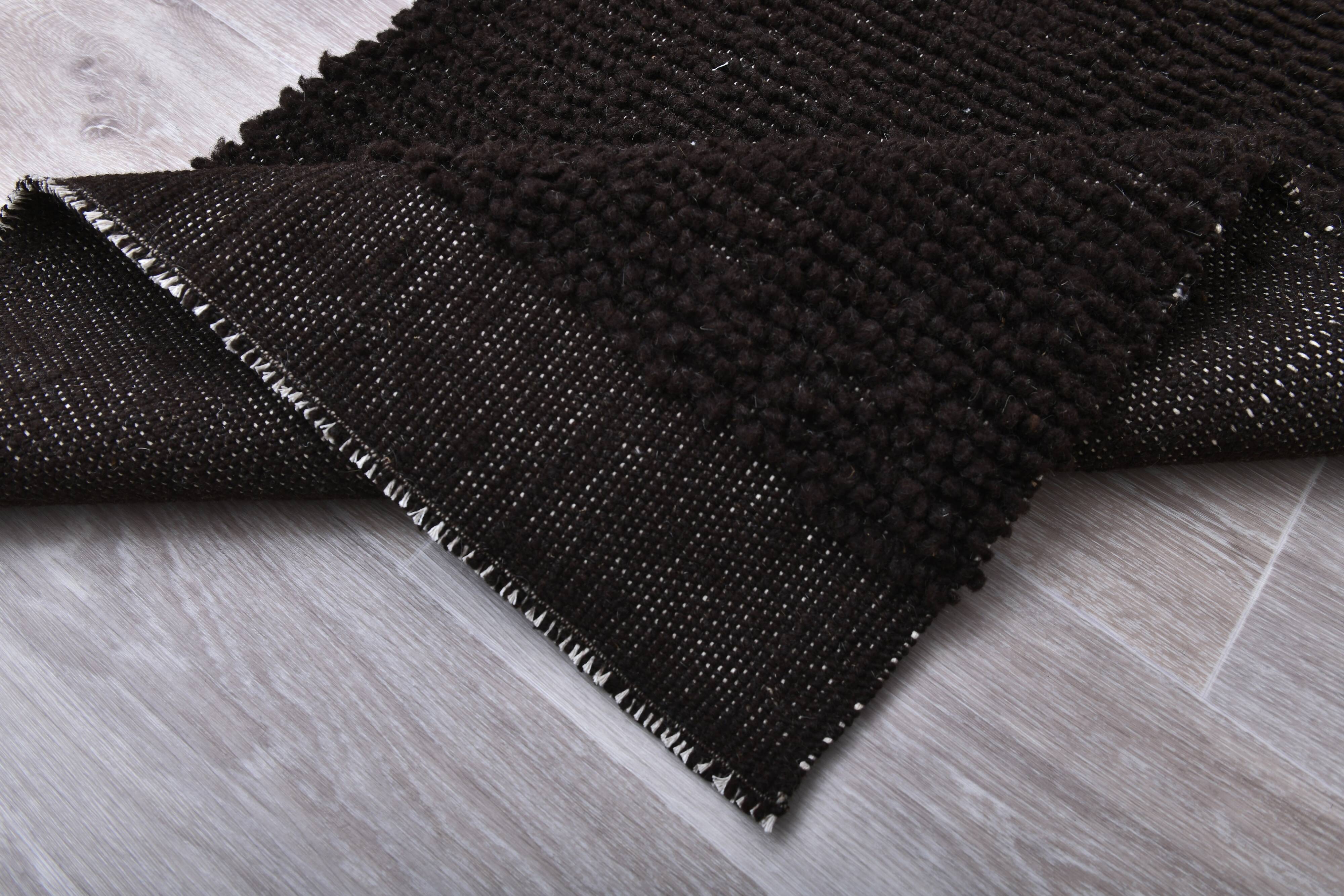 2x8 Dark Brown Vintage Runner Rug 67x240Cm SK 242085