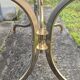Smoked glass oval table 1970s