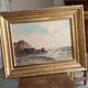 marine old rocky coast oil on canvas 1890 - 1910
