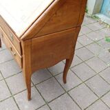 Louis XVI period walnut sloping desk from the 18th century