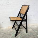 Chaise pliante cannée