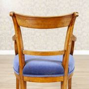 Fauteuil Elm en tissu bleu, années 1950
