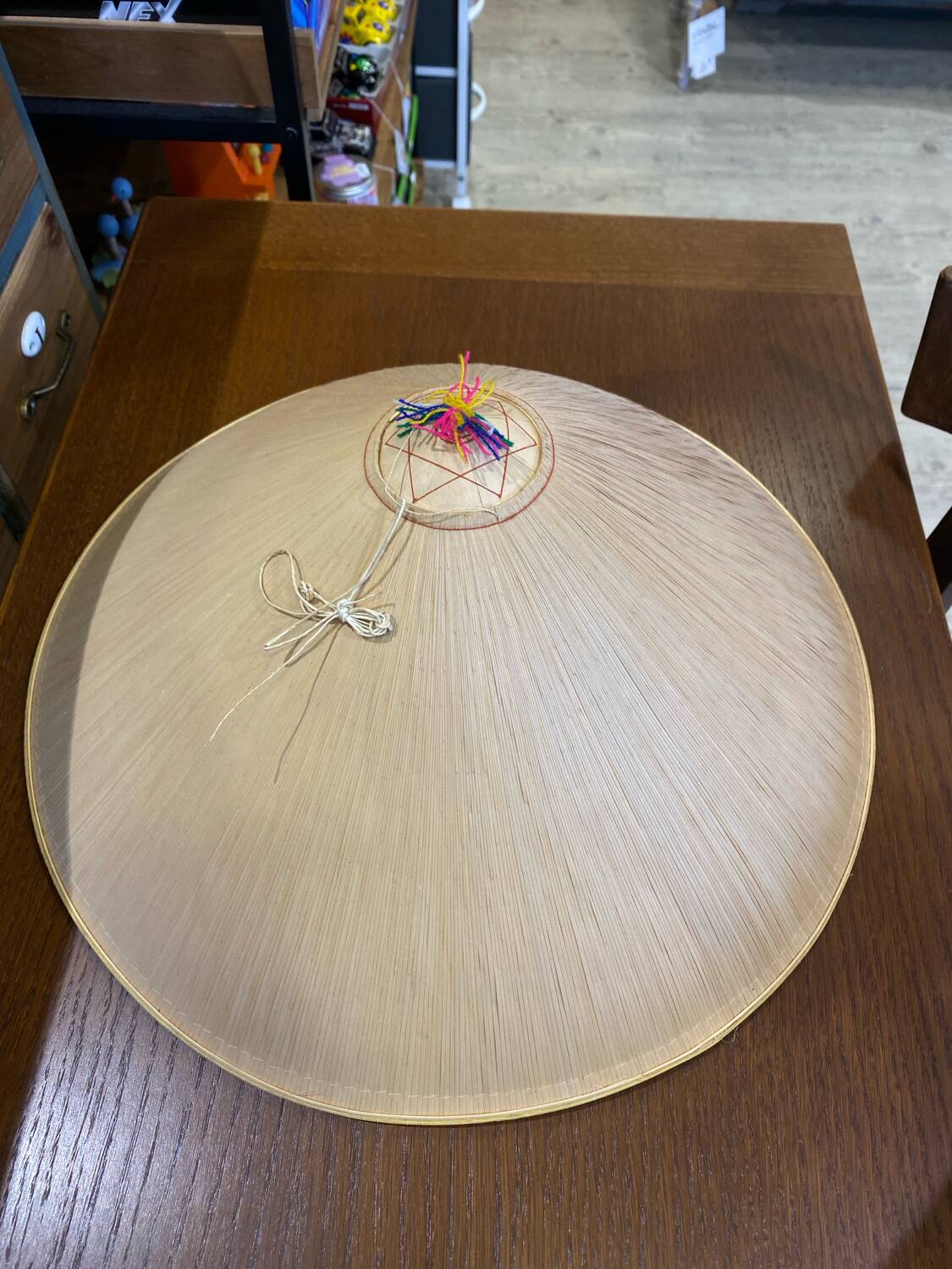 Old embroidered Vietnam hat