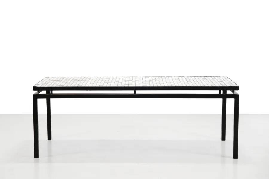 Dutch modernist mosaic coffee table 1950s