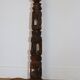 Large African art tower lamp base unique piece