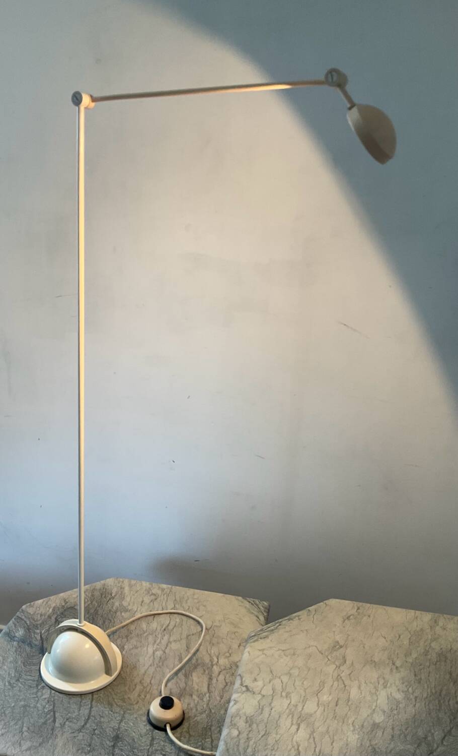 Vintage reading floor lamp from the 70s and 80s