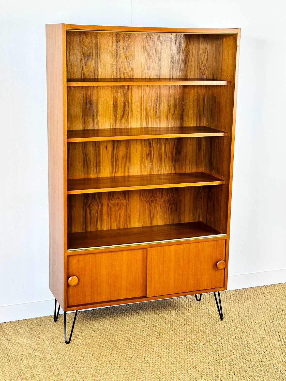 Scandinavian teak library 1960