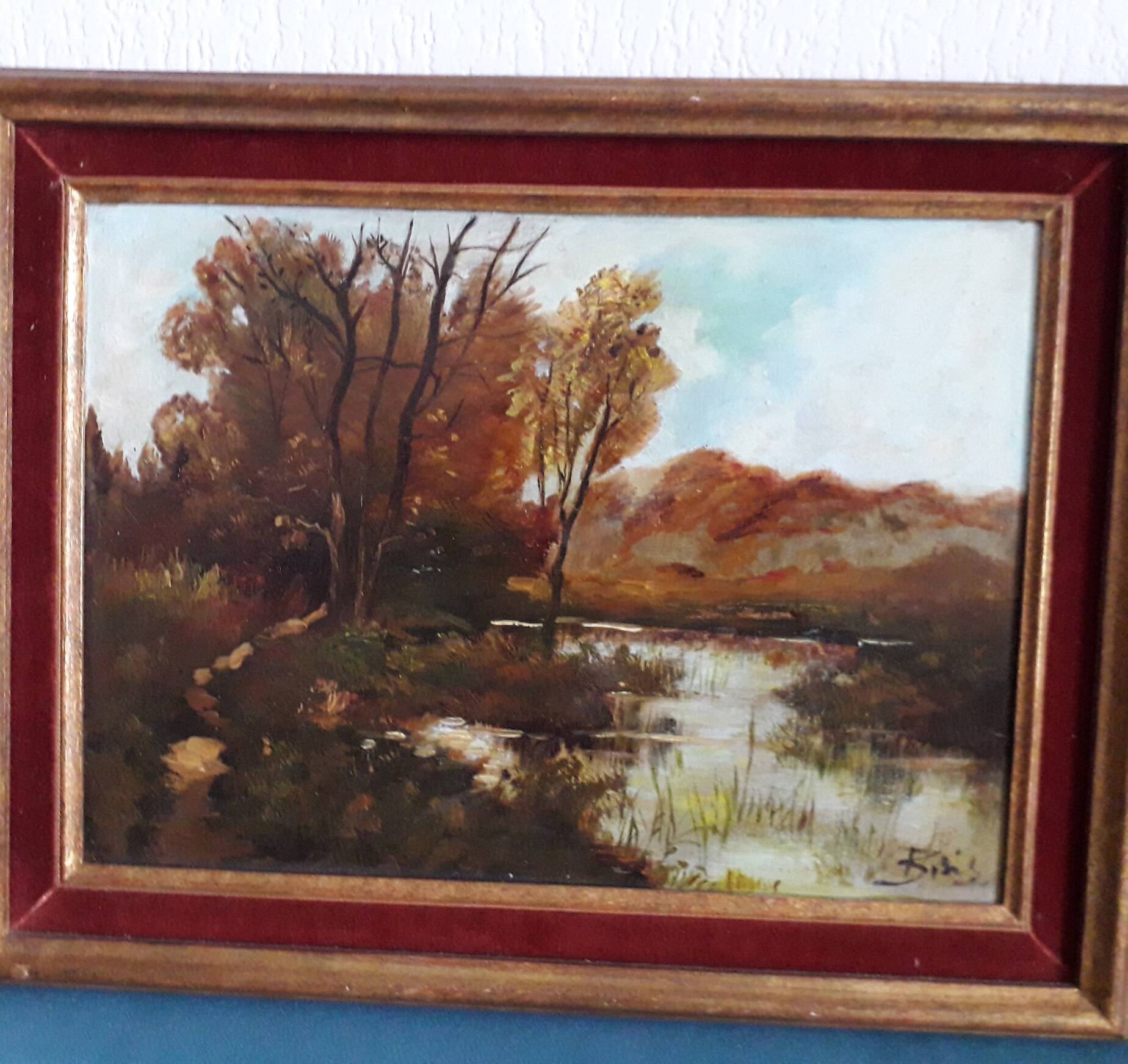 2 landscape paintings