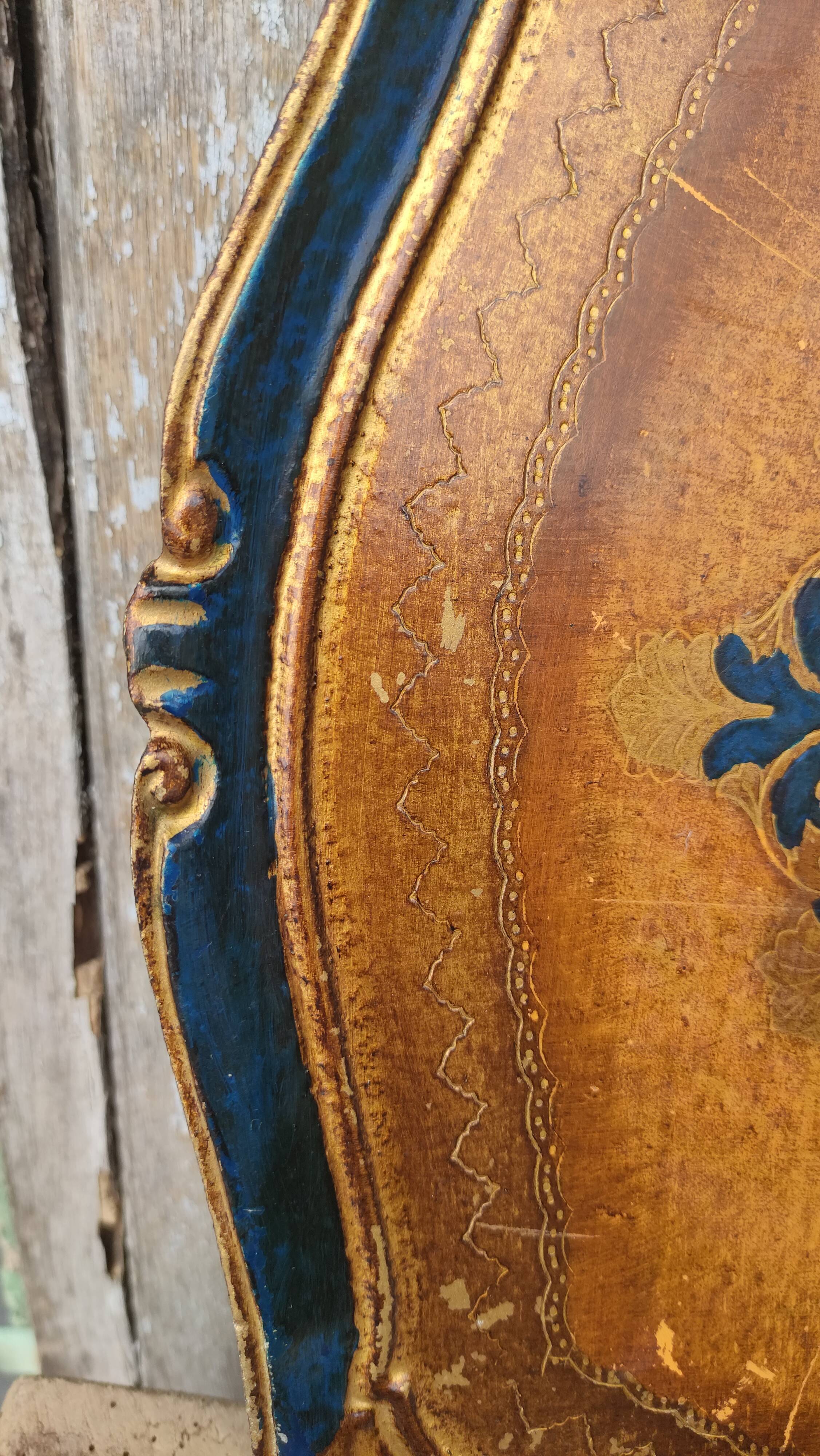 Florentine vintage tray