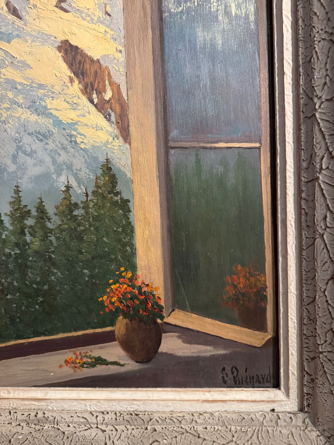 Mountain painting by Lucien Quenard