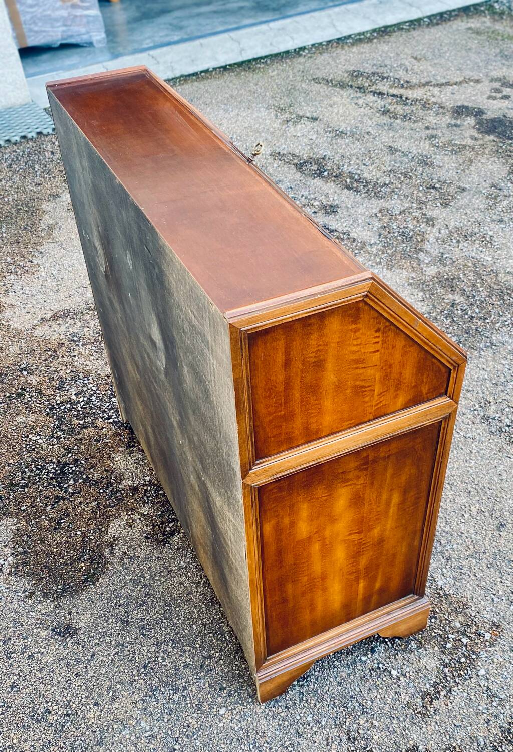 Small old desk secretary