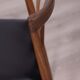 Pair of Vintage 60's Chairs in Teak Wood and Leather Danish Design