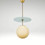 Pendant light by Paavo Tynell, Taito, 1930s