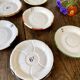 Coupelles de bistrot en porcelaine, Début XXe siècle