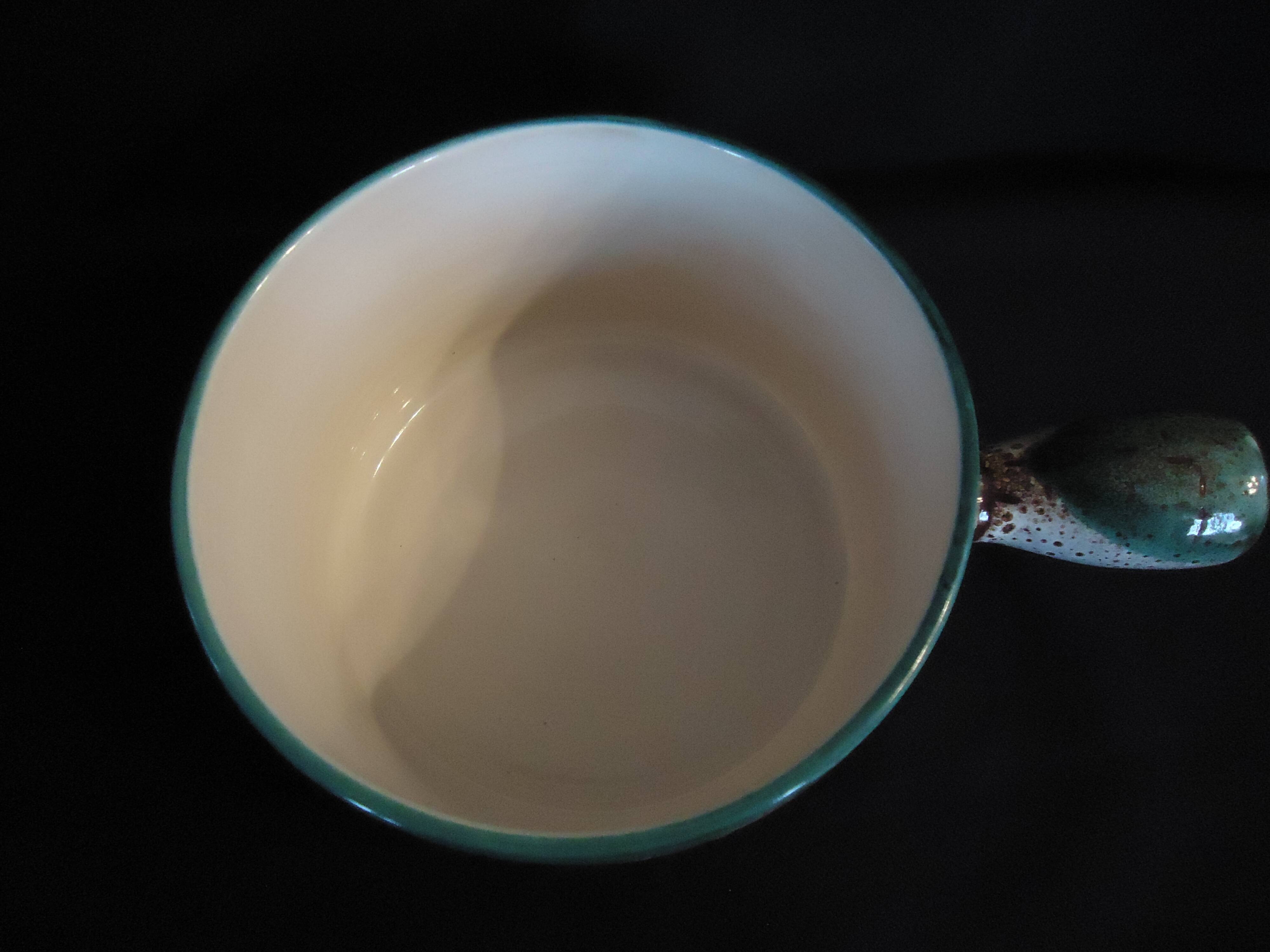 Vallauris frying pan with "Aux Chardons" motif, by Etienne Daniel