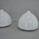 Pair of glass table lamps by Krásno nad Bečvou, 1960s