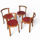 Set of 4 Danish Magnus Olesen Series 8000 Dining Chairs by Thygesen & Soren