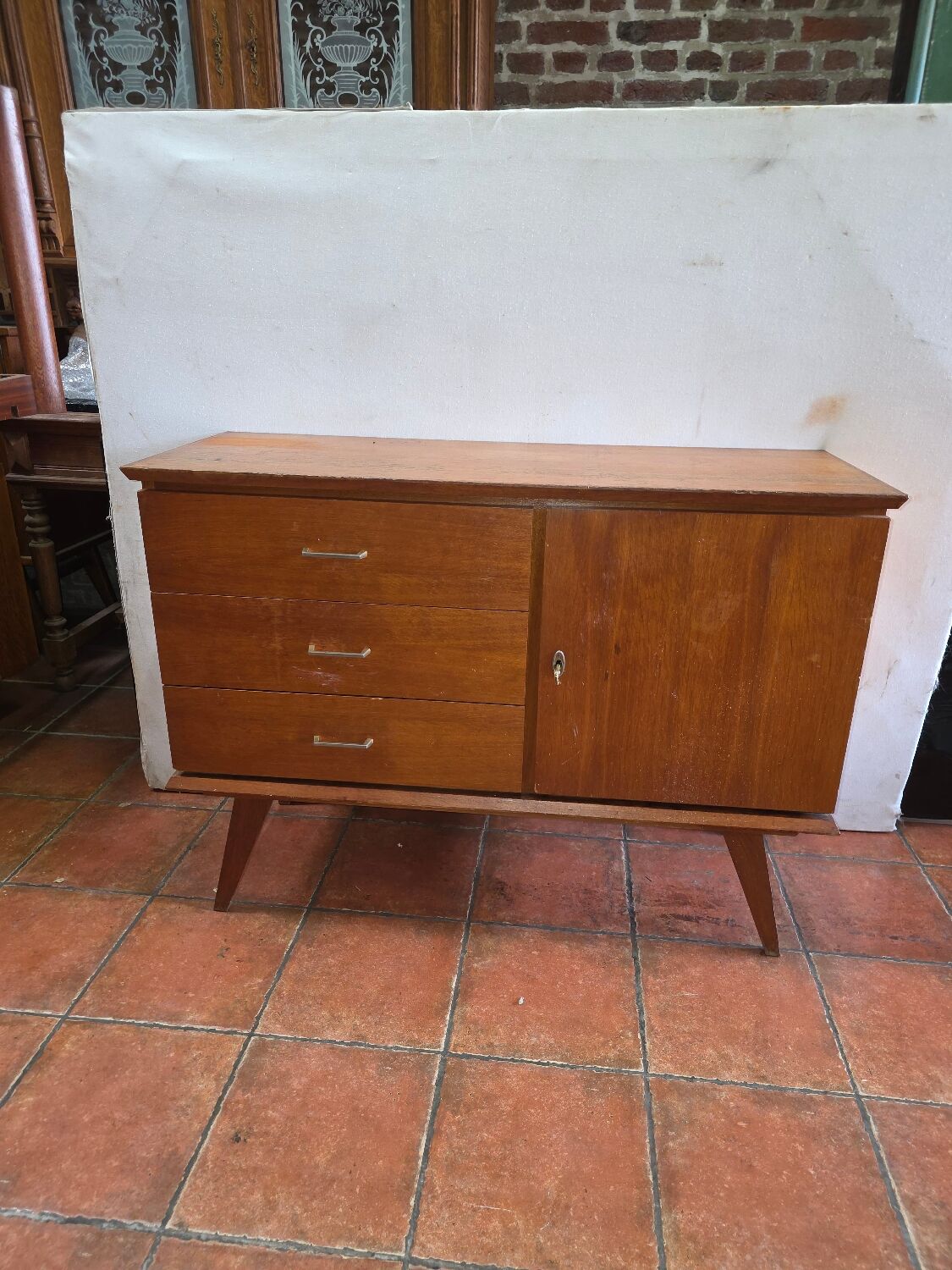 Vintage oak sideboard from the 60s