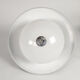 Brevettato space age hanging lamp in opal glass and metal italy 70s