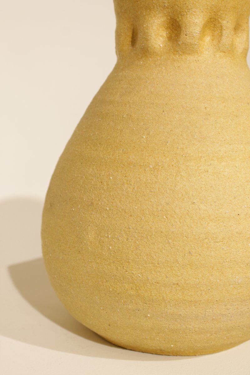 Large vase signed - Accolay pottery