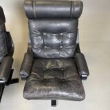 Vintage Pair of Spinning (Swivel) Armchairs — Second Half of the 20th