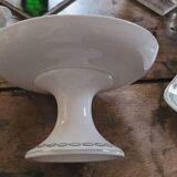 Sarreguemines iron earth compote dish