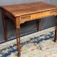 Solid oak coffee table in Louis XVI style.