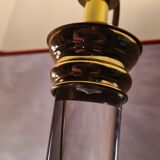 acrilic foot lamp 1950 has 70 trace on foot chrome gold pricked very well in its juice d epoque