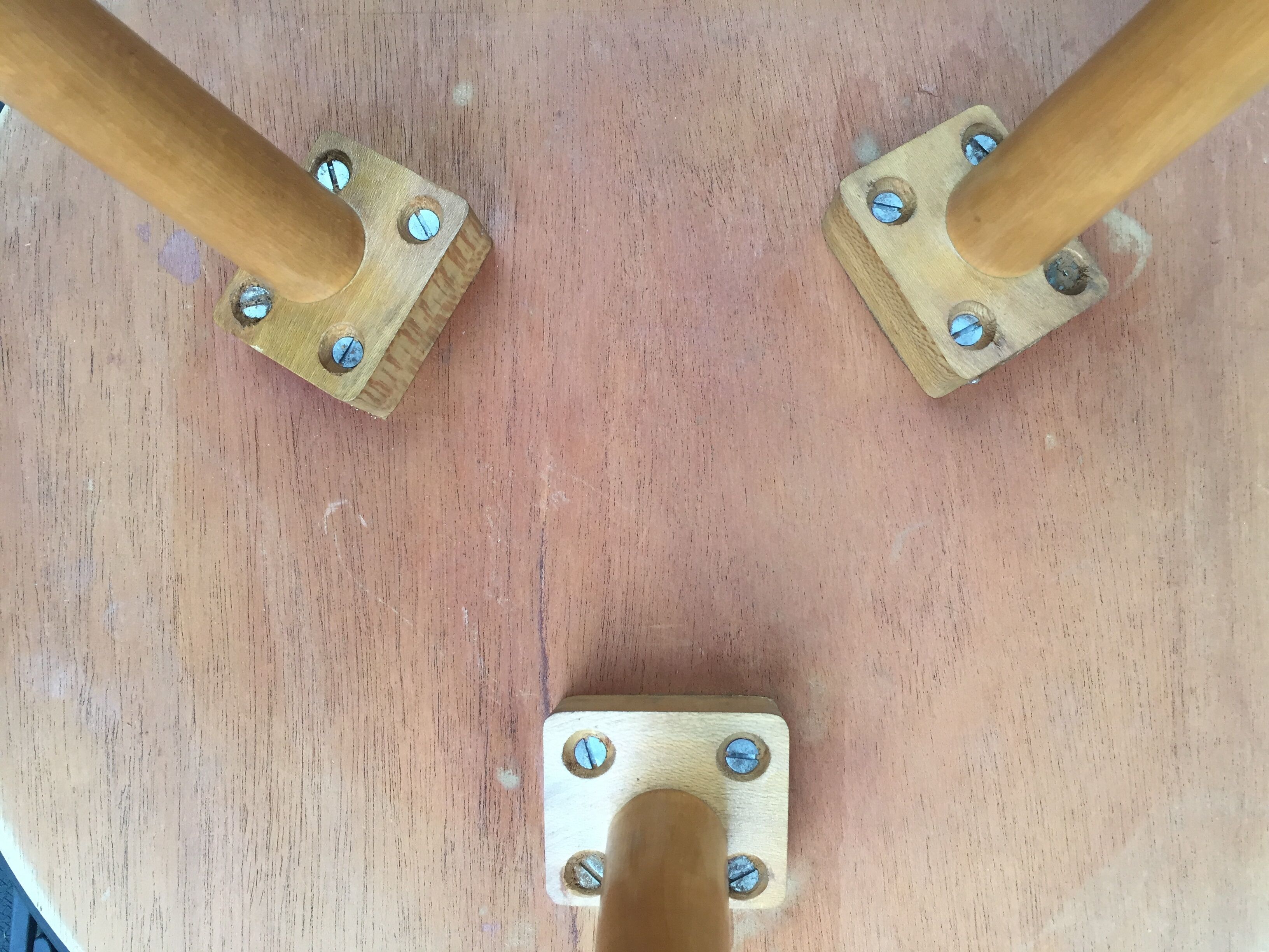 Tripod mirror side table