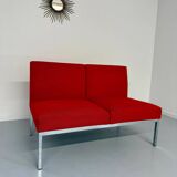 Vintage 2-seater sofa from the 70s, Artifort design, red