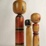 Set of 3 kokeshi (large size)