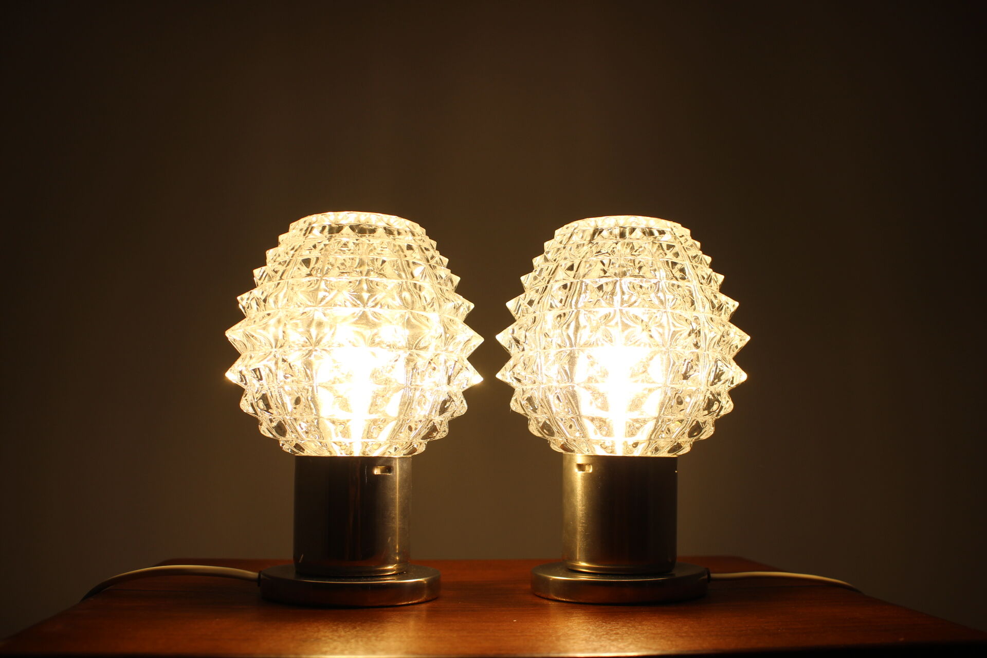 Set of two table lamps by Kamenicky Senov,1960‘s