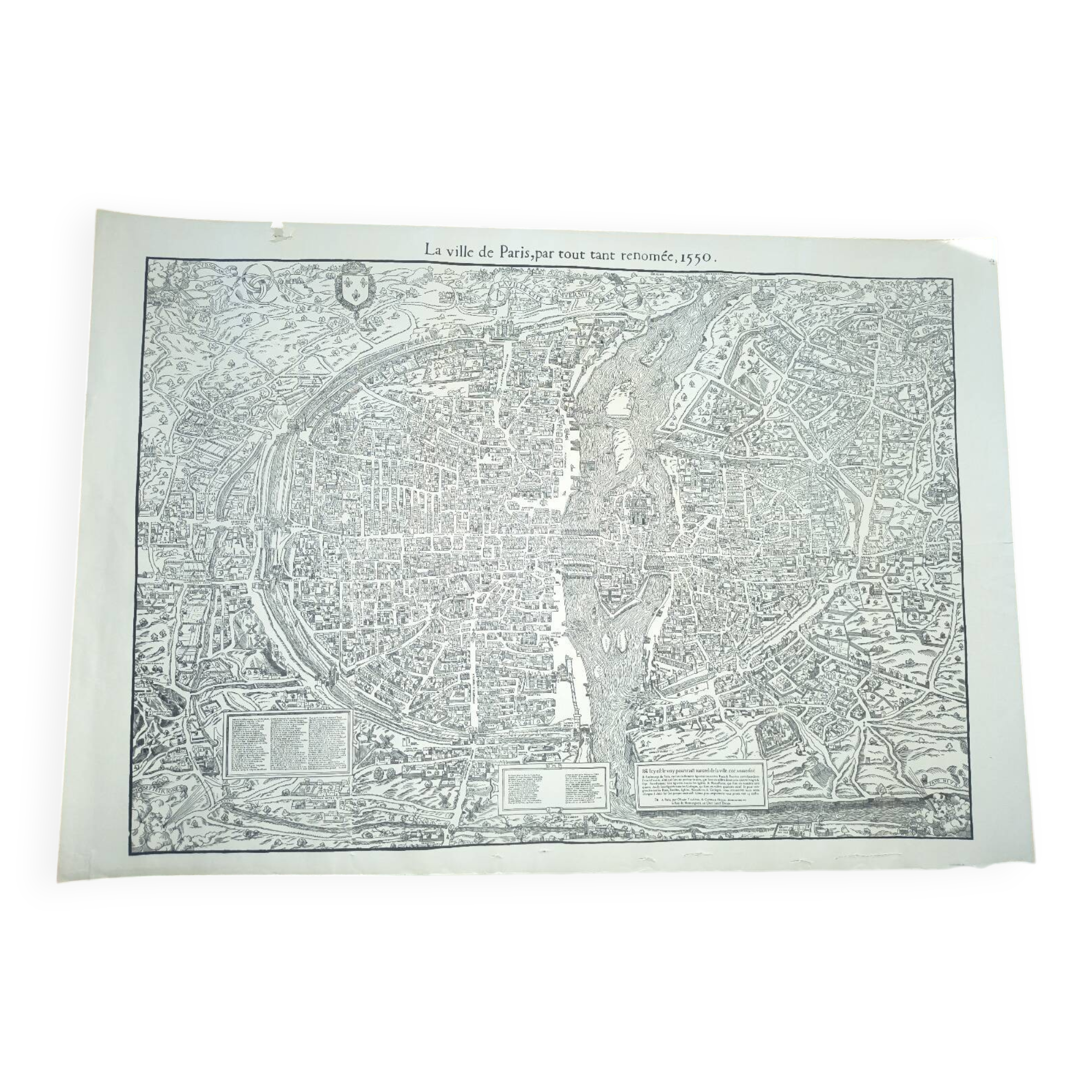 Vielle Carte de Paris